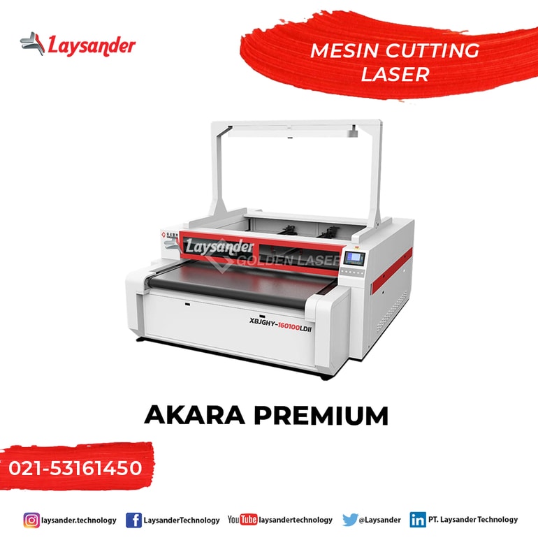 Mesin Cutting Laser Textile Akara Premium